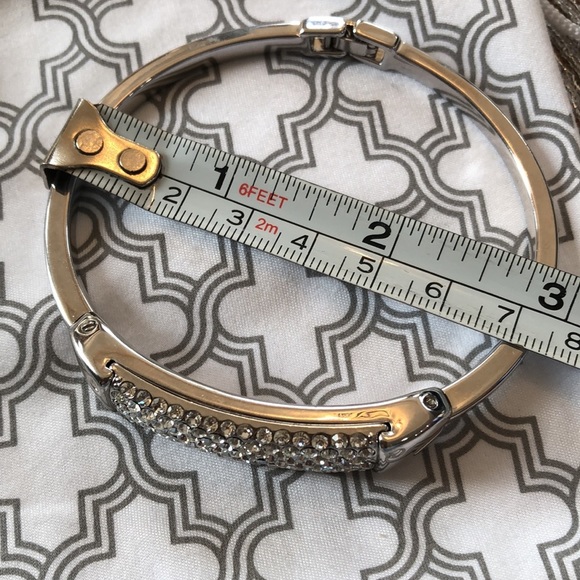 Park Lane Rave Bracelet Clear Swarovski Crystals Plus size Bangle - Picture 11 of 15